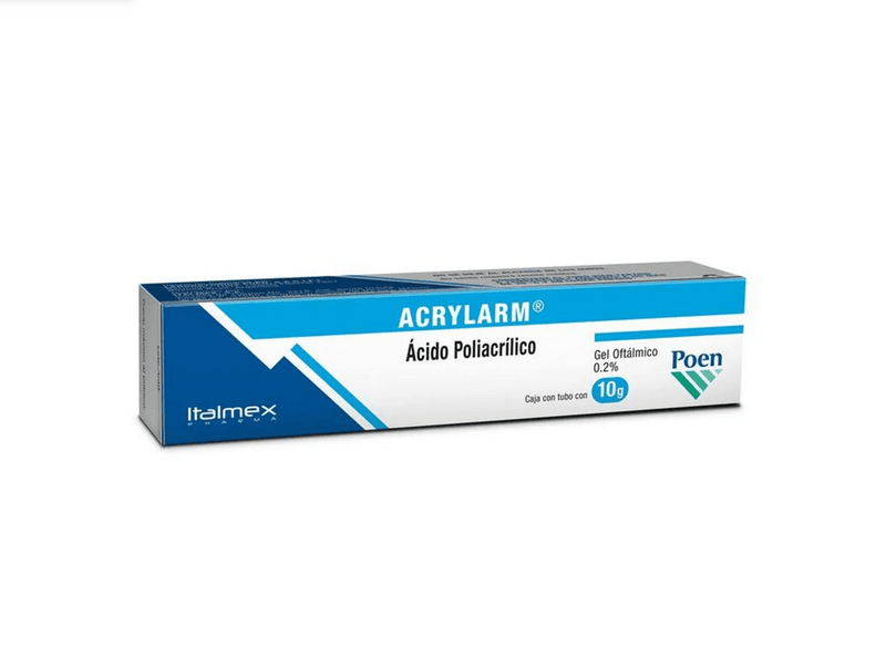 Gel Oftálmico Italmex Poen Acrylarm 10 gr | Carbómero | Servemex México