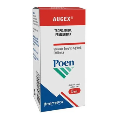 Solución Oftálmica Italmex Poen Augex 5 ml | Examen Fondo Ojo | Servemex México