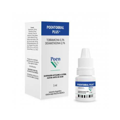 Suspensión Oftálmica Italmex Poen Poentobral F 5 ml | Gotas Oftálmicas | Servemex México